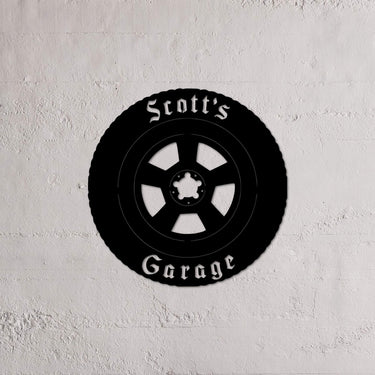 Personalized Garage Sign | Gift Idea for Dad's Garage | Custom Grandpa's Garage Est Metal Sign | Car Enthusiast Gift for Boyfriend